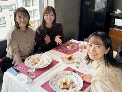 「セントフォース正統派三姉妹様の揃い踏み」皆藤愛子、美女とのランチショット公開「すっすげぇー」」