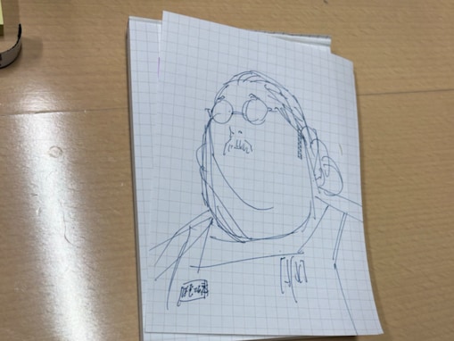 「どっちだ!?」スラダン作者、人気キャラを描く“練習”風景を公開「安西先生が伝説の殺し屋だった世界線」