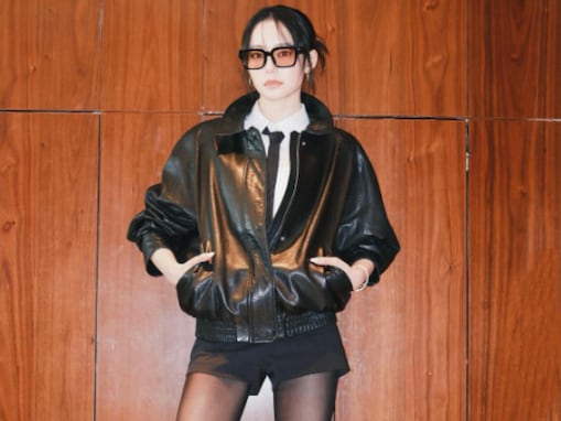 「スタイル良くなった？」なごみ、超ミニ丈から黒タイツ美脚を披露！ 「ビジュ良すぎて尊い」