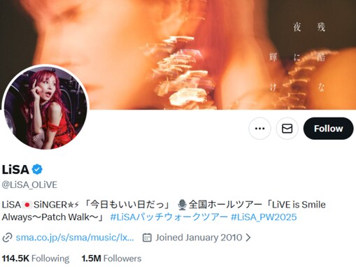 落下し負傷のLiSA、経過を報告も心配の声相次ぐ「やっぱめっちゃ痛そうじゃん」「折れてるのでは…」