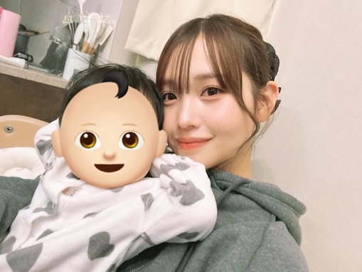 「毎日成長してて感動」人気女性YouTuber、親子ショット公開「本当に成長してしっかり大きくなってるね！」