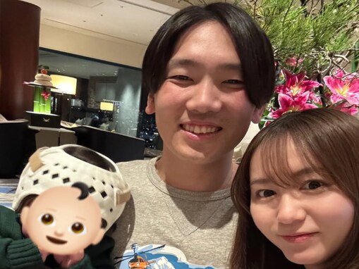 「しあわせやん」元国民的アイドル、野球選手夫の誕生日を顔出し“お揃いクマさんコーデ”で祝福！