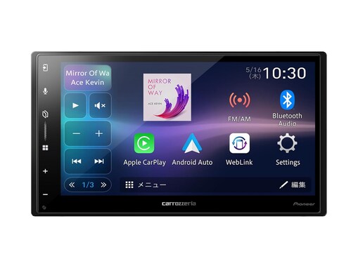 【Amazonベストセラー1位】Pioneer「ディスプレイオーディオ」なら直感的な操作が可能
