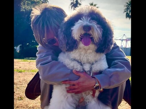 木村拓哉、愛犬を抱き締めるプライベートショット公開「こんな時間が、とても心を豊かにしてくれる…」