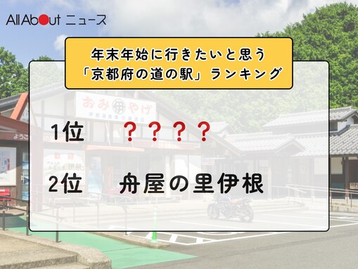 年末年始に行きたいと思う「京都府の道の駅」ランキング！ 2位「舟屋の里伊根」を抑えた1位は？【2025年調査】