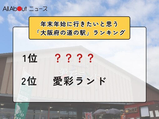 年末年始に行きたいと思う「大阪府の道の駅」ランキング！ 2位「愛彩ランド」を抑えた1位は？【2025年調査】