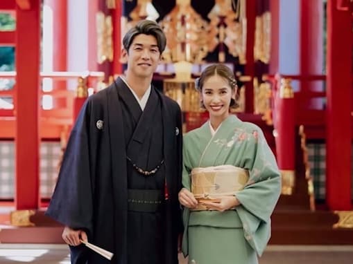 「半端ない夫婦」大迫勇也のモデル妻、美男美女の夫婦ショット公開「すごく良い写真」「おしどり夫婦」