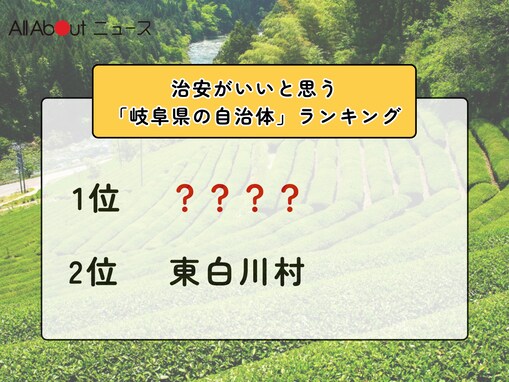 治安がいいと思う「岐阜県の自治体」ランキング！ 2位「東白川村」を抑えた1位は？【2025年調査】