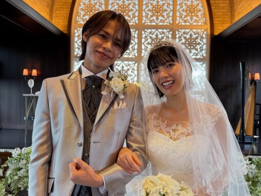 「遂にこの日が来たか」上田竜也＆石井杏奈、結婚!? ショット公開「可愛い新婚さんだこと」「かっこいい」
