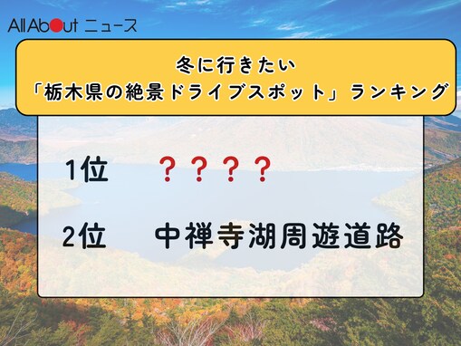 冬に行きたい「栃木県の絶景ドライブスポット」ランキング！ 2位「中禅寺湖周遊道路」を抑えた1位は？【2025年調査】