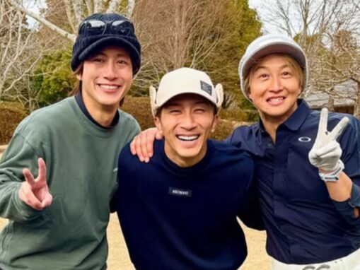 WEST.濱田崇裕、溝端淳平らイケメンとの“爆笑ゴルフ”ショット公開「交友関係がヤバい」「めっちゃ嬉しそう！」