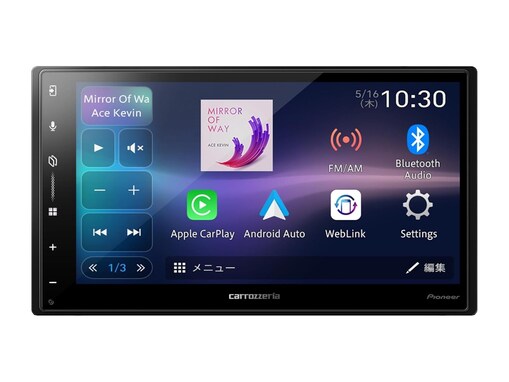 【Amazonベストセラー1位】Pioneer「ディスプレイオーディオ」はスマートな使い心地が魅力の1台
