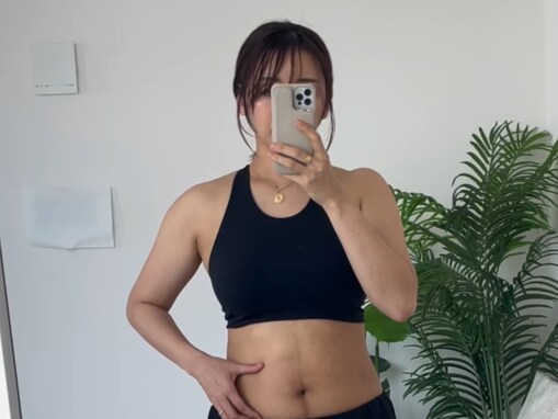 「健康的で綺麗な身体」竹脇まりな、体型の劇的ビフォーアフター公開！ 「理想の体型」「尊敬します」