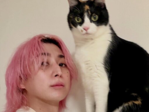 「キスしてる」佐久間大介、愛猫との“激メロ”ショットに反響！ 「佐久間家の猫になりたい人急増」