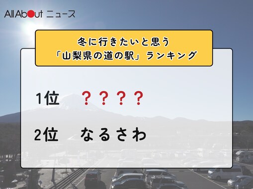 冬に行きたいと思う「山梨県の道の駅」ランキング！ 2位「なるさわ」を抑えた1位は？【2026年調査】