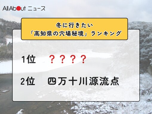 冬に行きたい「高知県の穴場秘境」ランキング！ 2位「四万十川源流点」を抑えた1位は？【2026年調査】