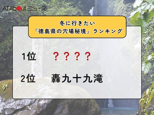 冬に行きたい「徳島県の穴場秘境」ランキング！ 2位「轟九十九滝」を抑えた1位は？【2026年調査】