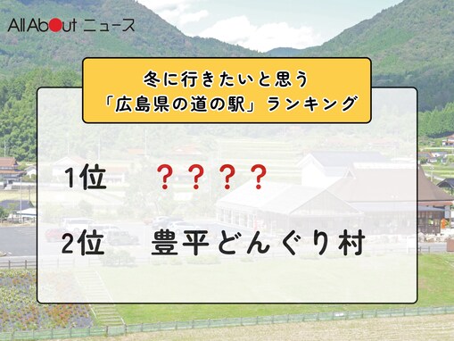 冬に行きたいと思う「広島県の道の駅」ランキング！ 2位「豊平どんぐり村」を抑えた1位は？【2026年調査】