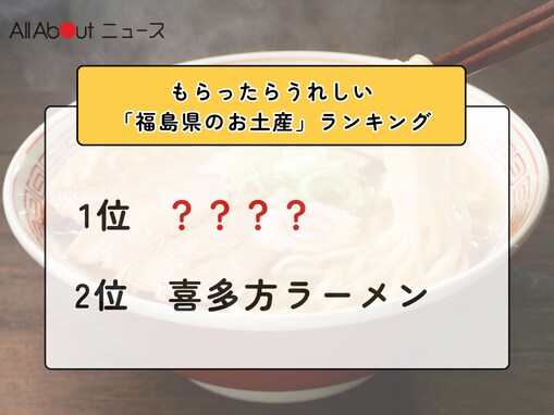 もらったらうれしい「福島県のお土産」ランキング！ 2位「喜多方ラーメン」を抑えた1位は？【2026年調査】