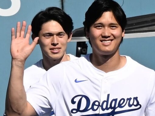 「いいアングル」大谷翔平＆佐々木朗希のレアショットに反響「由伸、出席しなかったので、格下げ　流石！畜谷！！」