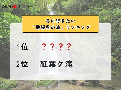 冬に行きたい「愛媛県の滝」ランキング！ 2位「紅葉ケ滝」を抑えた1位は？【2026年調査】