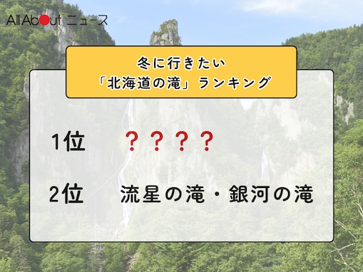 冬に行きたい「北海道の滝」ランキング！ 2位「流星の滝・銀河の滝」を抑えた1位は？【2026年調査】