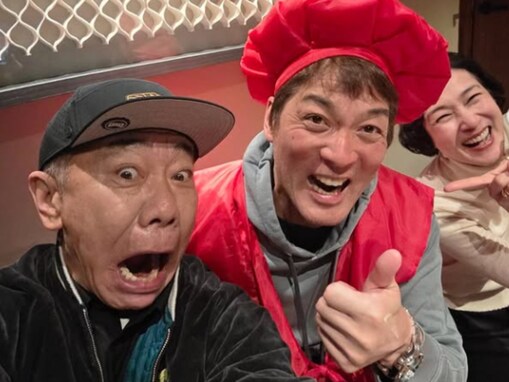 「気持ちの良いジジイ達」木梨憲武、豪華な還暦ショット公開！ 「バカ息子と半ズボンが還暦ですか！」