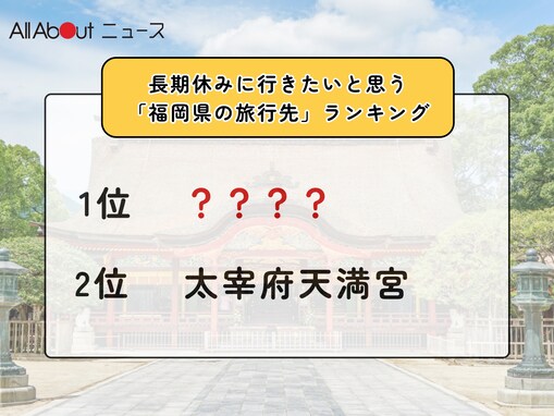 長期休みに行きたいと思う「福岡県の旅行先」ランキング！ 2位「太宰府天満宮」を抑えた1位は？【2026年調査】