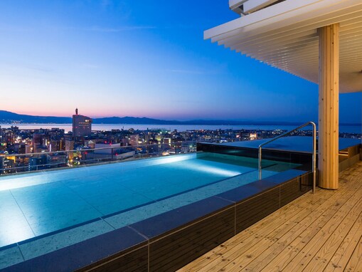 【大分県の人気銭湯・温泉】「CITY SPA てんくう」は地上80mの絶景を楽しめる施設。展望露天風呂で優雅なひとときを