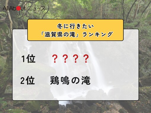 冬に行きたい「滋賀県の滝」ランキング！ 2位「鶏鳴の滝」を抑えた1位は？【2026年調査】