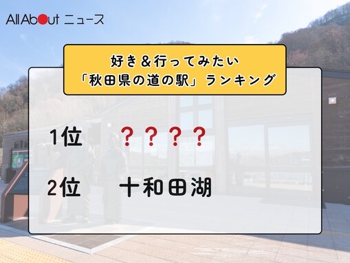 好き＆行ってみたい「秋田県の道の駅」ランキング！ 2位「十和田湖」を抑えた1位は？【2026年調査】