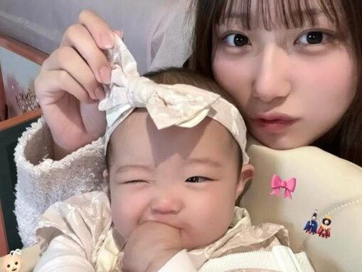 辻希美＆杉浦太陽の長女・希空、末っ子妹との顔出しツーショット公開！ ひな祭りのかわいい姿