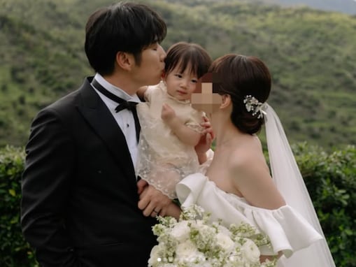 「奥さま絶対美人」黄皓、ハワイで“世界に一つだけの結婚式”を挙げる「デコルテだけで分かる美人！」