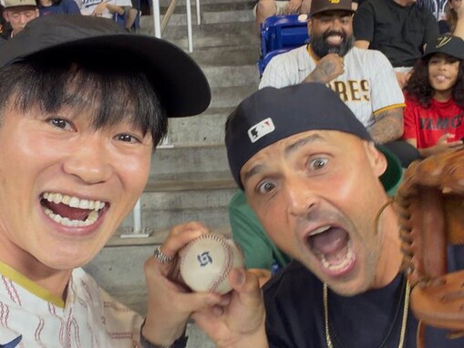 「神体験すぎる」ナオト・インティライミ、大谷翔平選手のホームランボールが…！ 「めっちゃ羨ましい」