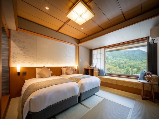 【楽天トラベル特別セール】「磐梯熱海温泉 萩姫の湯 栄楽館」が今だけ10％オフ！ 美人の湯と展望露天で癒し時間【3月26日】