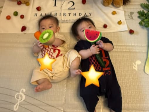 「大きくなったなぁ」中川翔子、双子のハーフバースデーを祝福！ 「めちゃくちゃ可愛い」「成長早い」