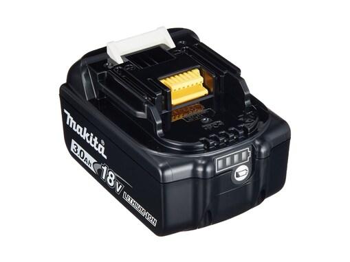 【マキタの人気リチウムイオンバッテリ】「BL1830B」はハイパワー・長寿命・高耐久がそろった1台