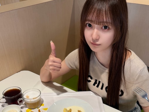 「華奢なのに食い過ぎ」美人アイドルのすっぴん食事姿に反響！ 「正直少し思いました。可愛すぎると」