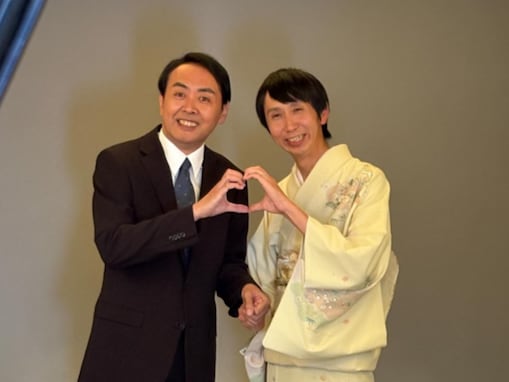「熟年夫婦みたい」アンガ田中、山根の誕生日を祝福「箕輪はるかさんかと」「2人揃って50歳！めでたい!!」