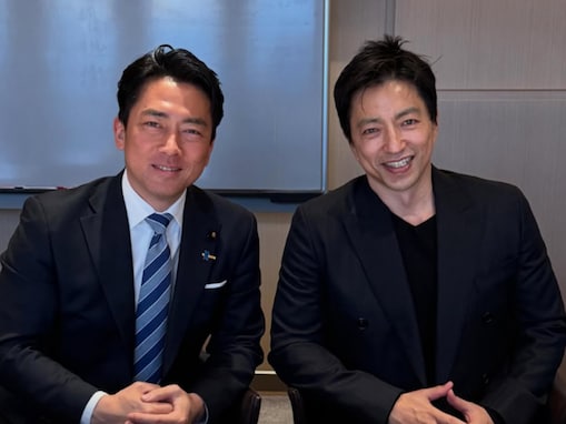 「大物タレントを利用するなどあり得ない…」小泉進次郎氏、イケメン俳優と初対面ショット公開も賛否