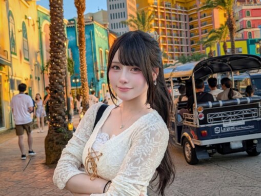 「これは2.5次元だ」人気インフルエンサー、沖縄ショットに反響！ 「加工顔なのに、実際と同じ顔」