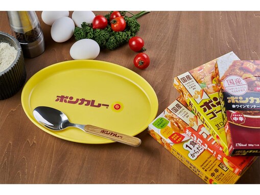 【付録】「ボンカレーロゴ入りカレー皿&プレート」が付いてくる！ 予約必須の『ボンカレー カレー皿＆スプーンBOOK』は7月27日発売