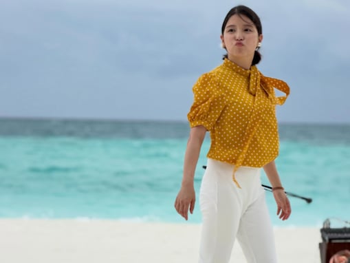「久々の水着を着用されてる」川島海荷、モルディブ旅行ショット公開！「ぴょこんとしててまた可愛い」