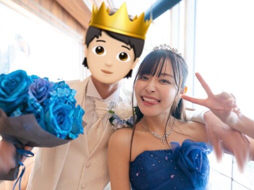 「復縁して結婚しました」人気YouTuber、夫とのウェディング姿を披露「ほんと！？！？」「びっくり！」