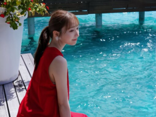 「夢にまで見ていた場所」4月に入籍の能條愛未、ハネムーンは憧れの場所へ。豪華ショット公開「最高の楽園」