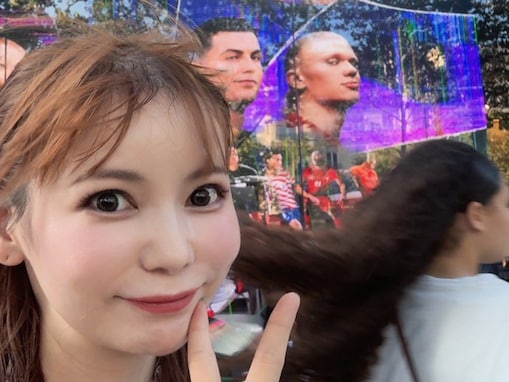 「ハーランドさまいた」中川翔子、サッカーノルウェー代表・ハーランドとのショット？ 「羨ましすぎる！」