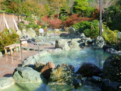 【静岡県の人気日帰り温泉】「静岡市営天然温泉 やませみの湯」はすばらしい自然環境に囲まれた施設。源泉掛け流しのぬる湯でリラックス