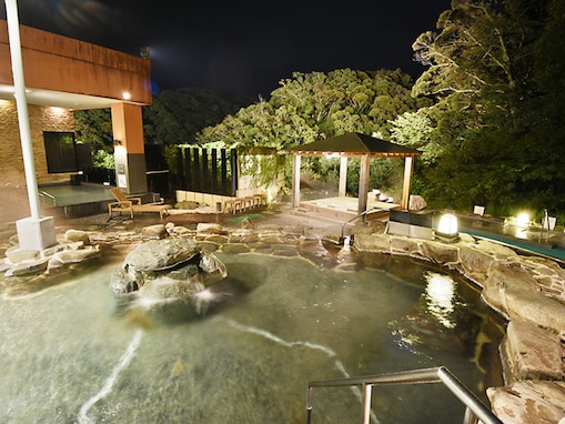 【静岡県の人気日帰り温泉】「掛川つま恋温泉 森林の湯」は大自然に包まれた癒やしの温泉施設。名物お茶風呂と展望サウナでリラックス