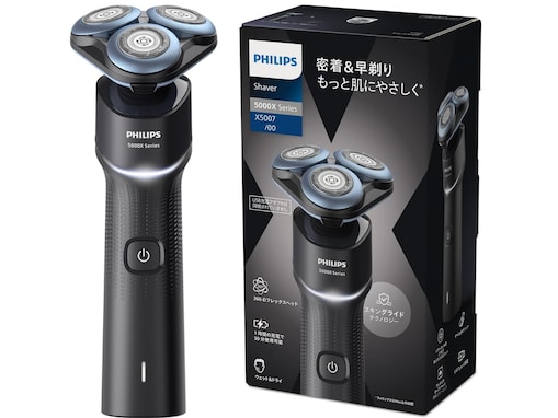 肌にやさしい密着シェービングを実現。フィリップスの電動シェーバーは肌荒れを防ぎつつしっかり剃れる大人気モデル
