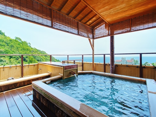 【熱川温泉の人気ホテル】「熱川温泉 熱川プリンスホテル」は個性豊かな12の湯船と伊豆の味覚を堪能できる宿